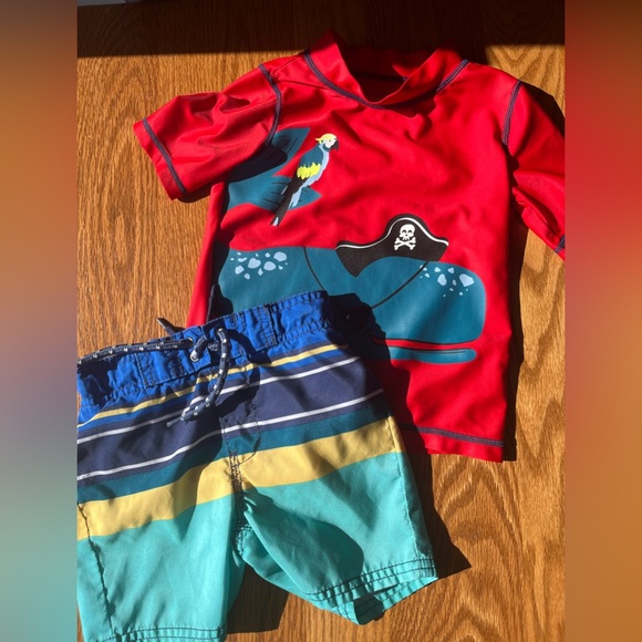 Toddler boy’s swim size 2T/3T like new! Shorts and rash guard. - Picture 4 of 4